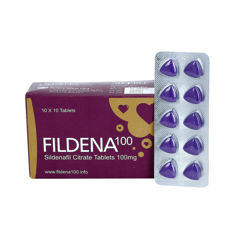 Fildena 100 мг (силденафіл) для еректильної дисфункції