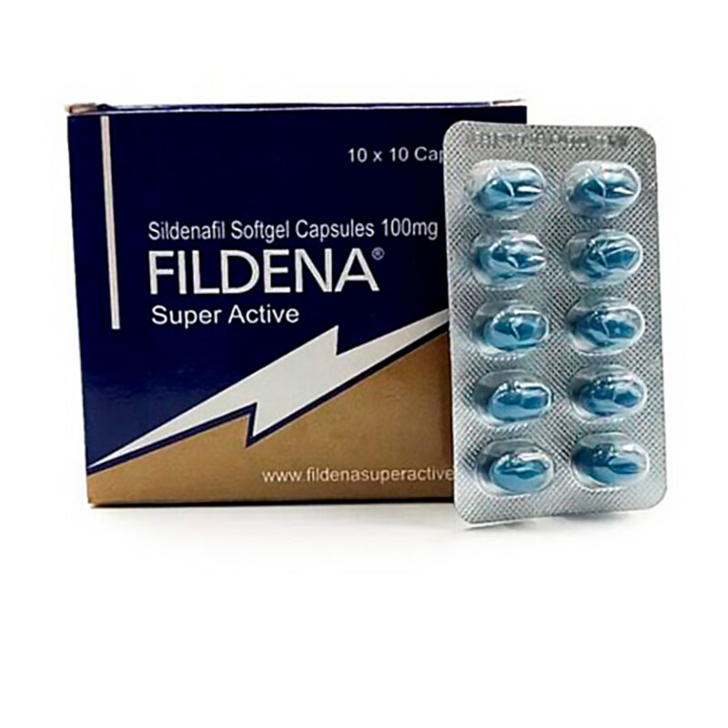 Fildena Super Active 100 мг (силденафіл) для потенції чоловіків
