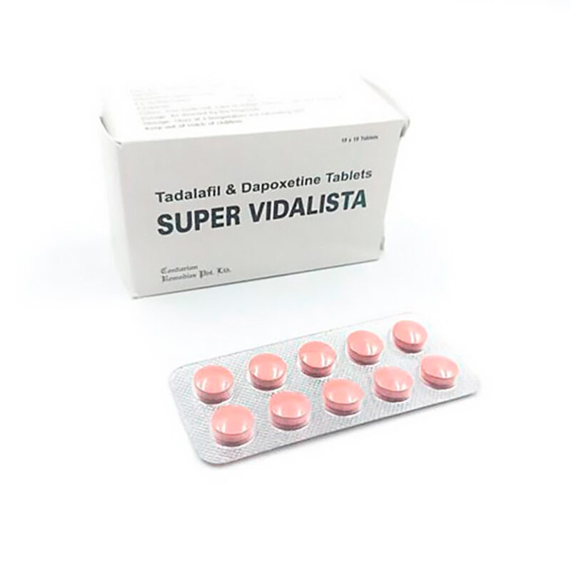 Сильнодіючий засіб Super Vidalista 20/60 мг для потенції та пролонгації статевого акту