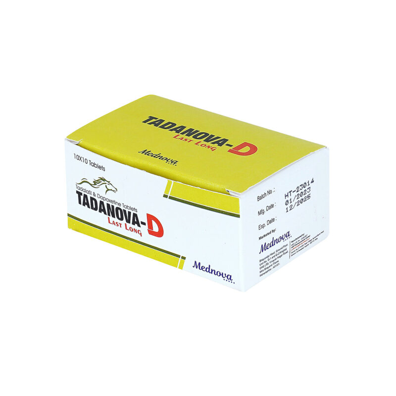 Tadanova D 20/60 - засіб подвійної дії для покращення потенції та продовження статевого акту
