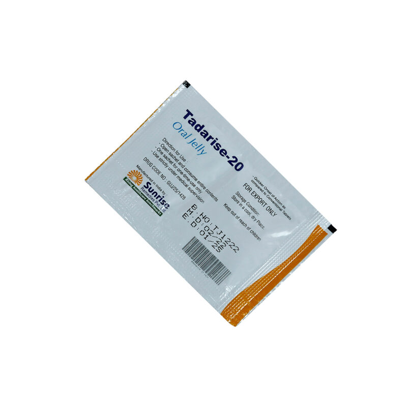 Tadarise Oral Jelly 20 мг сіаліс желе (тадалафіл) для потенції