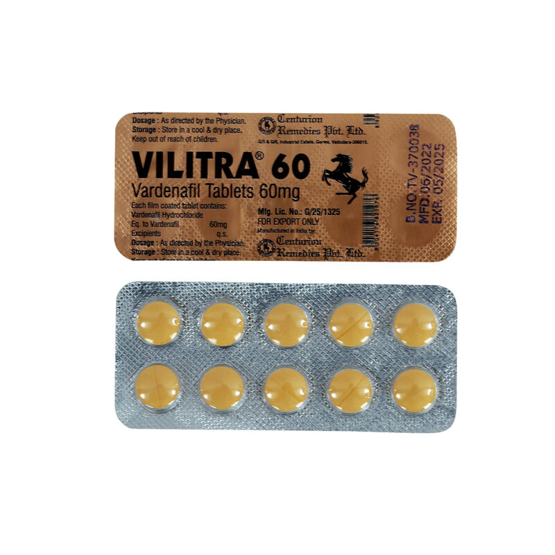 Vilitra 60 мг - пігулки для потенції (варденафіл)